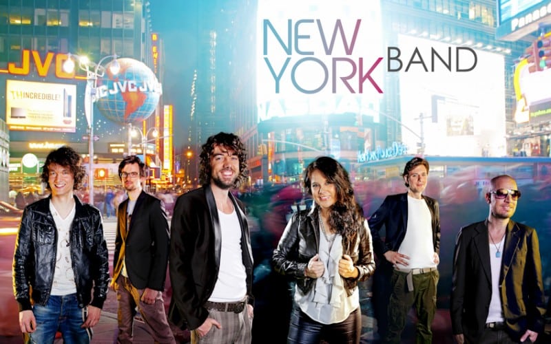 New York band voordelig boeken bij Burolivemuziek.nl