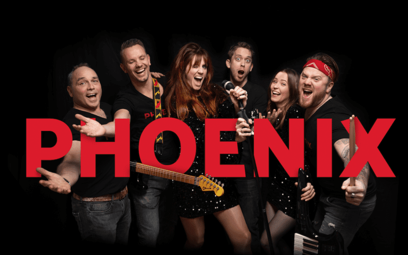 phoenix coverband nr1 feestband van Nederland Burolivemuziek.nl