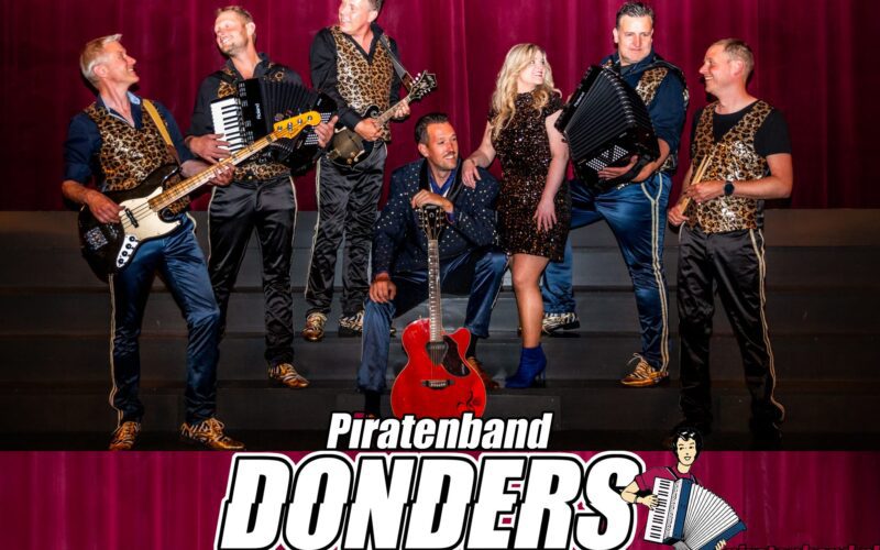 Piratenband Donders boeken bij Burolivemuziek.nl