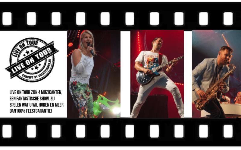 Live on tour boek je voordelig bij burolivemuziek.nl
